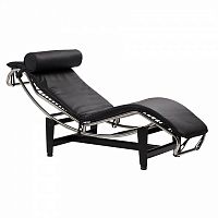 шезлонг chaise longue lc4 черный в Абакане