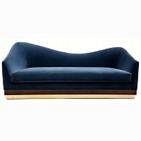 диван hughes sofa прямой синий в Абакане