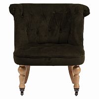 кресло amelie french country chair серо-коричневое в Абакане