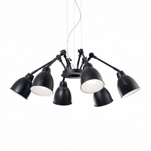 подвесная люстра ideal lux newton sp6 nero в Абакане