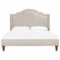 кровать двуспальная 160х200 бежевая cassis upholstered в Абакане