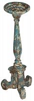 подсвечник состаренный фигурный голубой relic collection, 61 см в Абакане