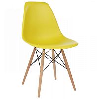 стул деревянный eames pc-015 yellow в Абакане