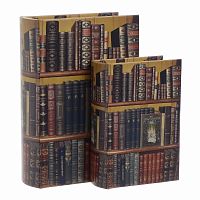 шкатулки-книги, набор из 2 шт. мультиколор в Абакане