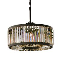 люстра welles round d50 черная, прозрачное стеко в Абакане