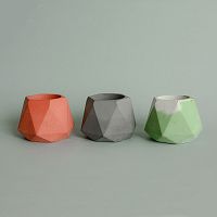 подсвечник из бетона под мрамор eco линту, 6 см в Абакане