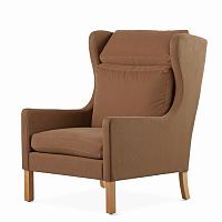 кресло wingback коричневый в Абакане