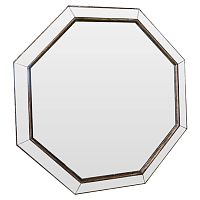 зеркало серебряное венецианское восьмиугольное большое octagon в Абакане