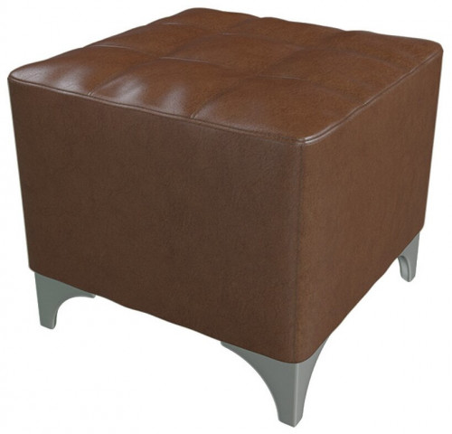 пуфик 6-5109 жозефина, коричневая искусственная кожа в Абакане