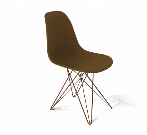 стул dsr коричневый s50 (eames style) в Абакане