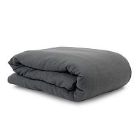 пододеяльник изо льна темно-серого цвета essential 150х200 в Абакане