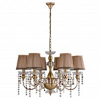 подвесная люстра crystal lux alegria sp6 gold-brown в Абакане