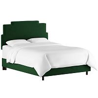 кровать двуспальная 180х200 зеленая paxton emerald velvet в Абакане