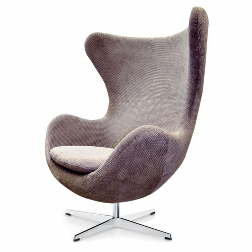 кресло egg chair гала кашемир серое в Абакане