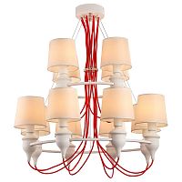 подвесная люстра arte lamp sergio a3325lm-8-4wh в Абакане