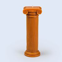 свеча высокая оранжевая hestia column в Абакане