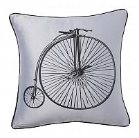 подушка с ретро-велосипедом retro bicycle grey в Абакане