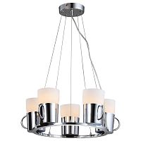 подвесная люстра arte lamp brooklyn a9484sp-5cc хром в Абакане