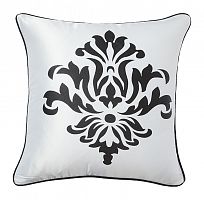 подушка с геральдическими лилиями fleur de lys ii white в Абакане