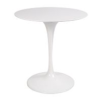 стол eero saarinen style tulip table top mdf d70 глянцевый белый в Абакане