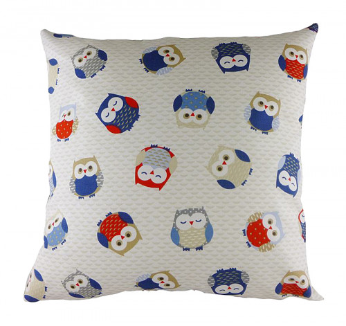 подушка с принтом owl print blue в Абакане