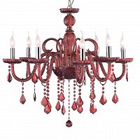 подвесная люстра ideal lux giudecca sp8 rosso в Абакане