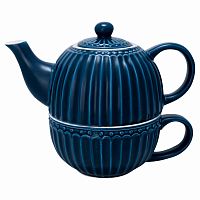 чайник с чашкой alice dark blue в Абакане