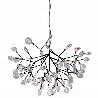 подвесная люстра crystal lux evita sp63 black/transparent в Абакане