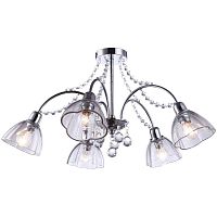 потолочная люстра arte lamp silenzio a9559pl-5cc хром в Абакане