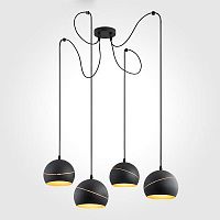 подвесная люстра tk lighting 2221 yoda black orbit в Абакане