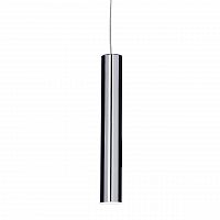 подвесной светодиодный светильник ideal lux ultrathin sp1 small round cromo в Абакане