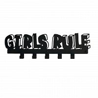 вешалка girls rule черная в Абакане