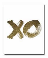 постер xo золотой a4 в Абакане