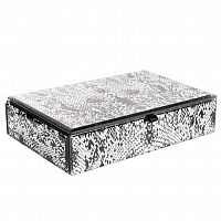 шкатулка для украшений кобра серая 23x15x5 см в Абакане