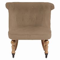 кресло amelie french country chair светло-коричневое в Абакане