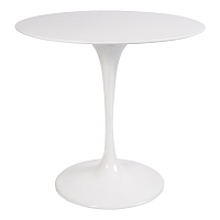 стол eero saarinen style tulip table top mdf d80 глянцевый белый в Абакане