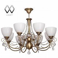 подвесная люстра mw-light фелиция 347016608 белая в Абакане