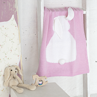 плед розовый зайка большой в Абакане