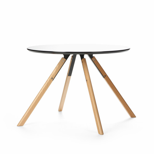 стол обеденный arnhem круглый натуральное дерево в Абакане