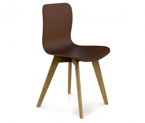 стул dsw коричневый s42 (eames style) в Абакане