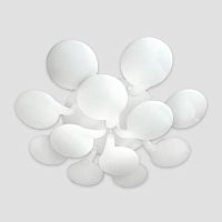 потолочная светодиодная люстра ambrella light orbital cloud fc26/12 wh 432w d1140 в Абакане