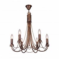 подвесная люстра toplight lucinda tl7350d-06br в Абакане