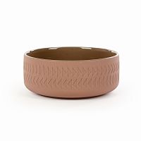 тарелка tactile диаметр 15 коричневый в Абакане