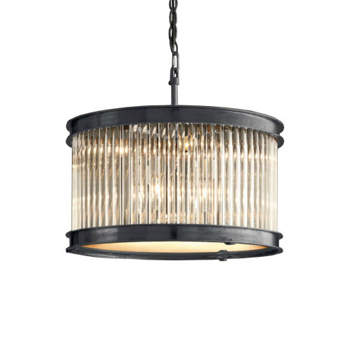 люстра essex crystal 45 черное основание, прозрачное стекло в Абакане