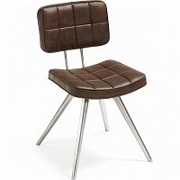 стул lola seat pu brown ножки из нержаеющей стали c589u09 от la forma (ex julia grup) в Абакане