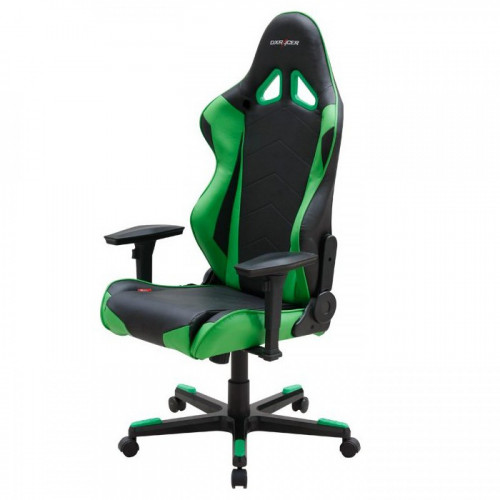 кресло геймерское dxracer racing черно-зеленое в Абакане