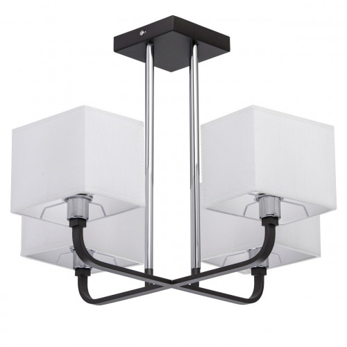 потолочная люстра mw-light прато 5 101011904 белая в Абакане
