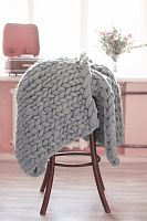 плед нежность серый большой в Абакане